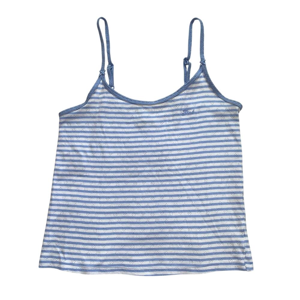 VS PINK Striped Cami, Large, Adjustable Straps, 2024